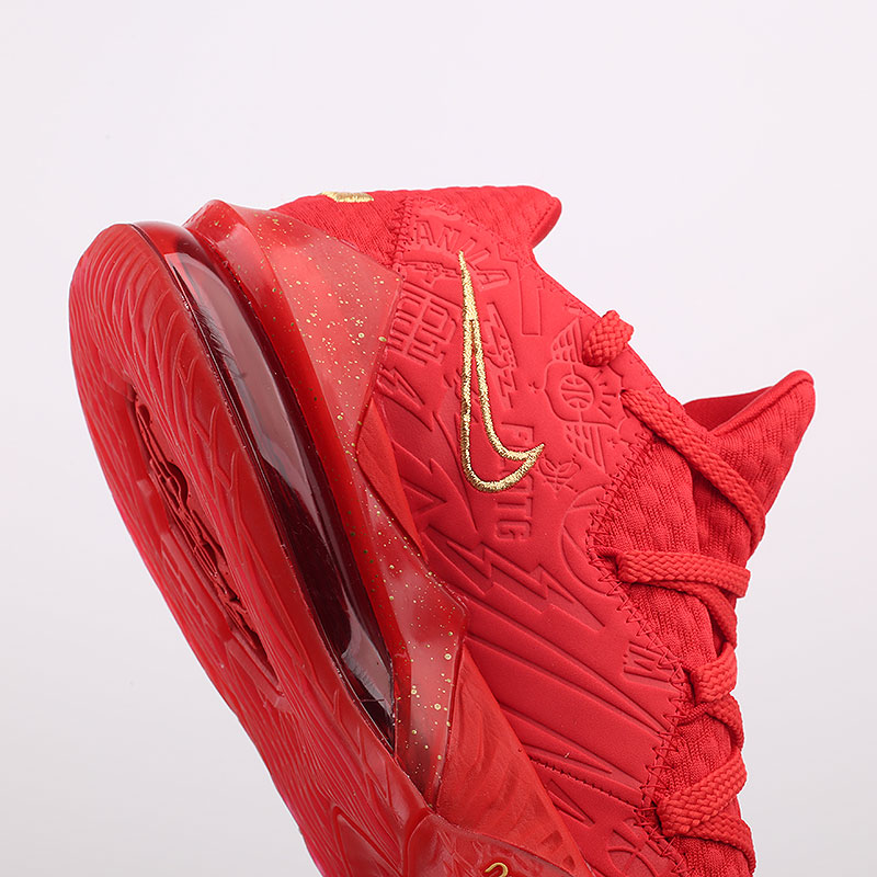 мужские красные баскетбольные кроссовки Nike Lebron XVII Low PH CD5008-600 - цена, описание, фото 5